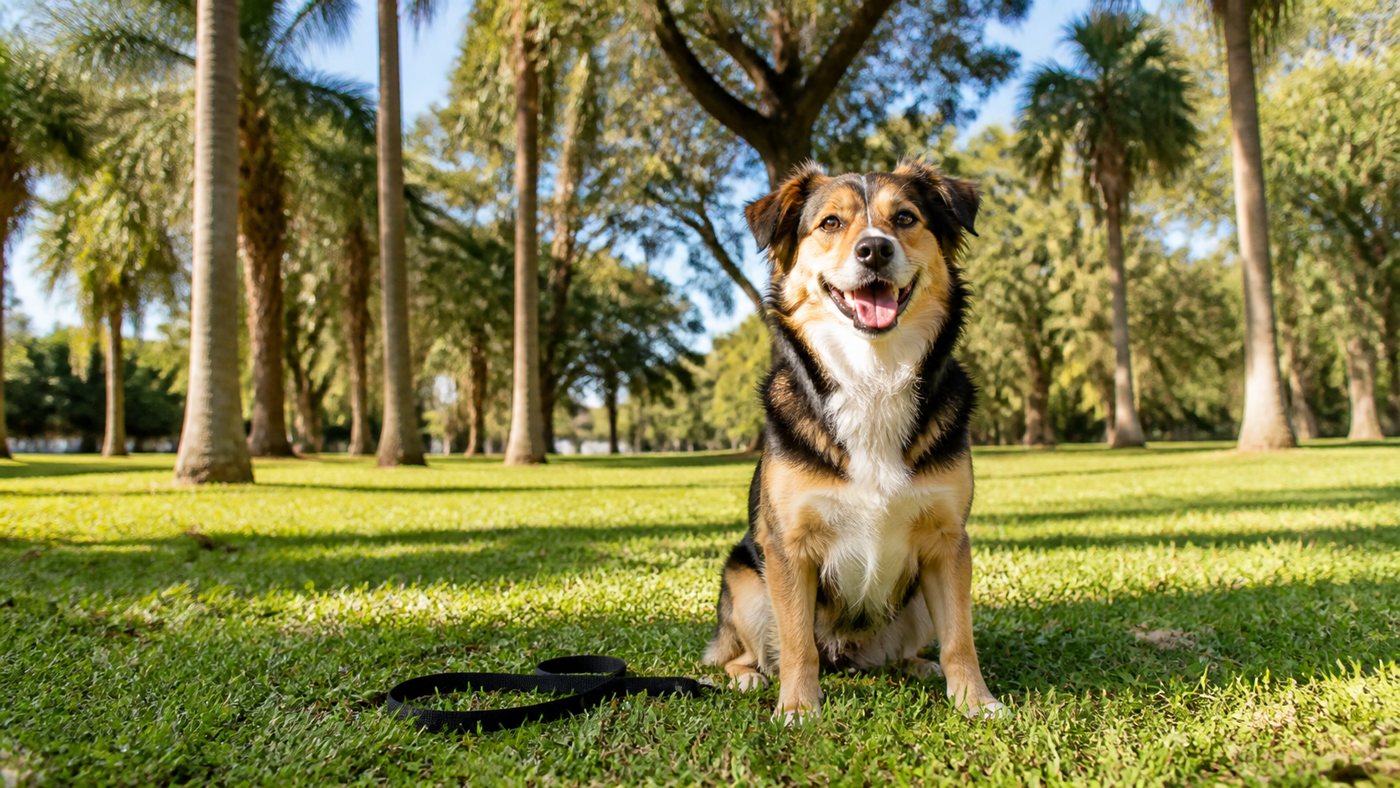 Pretty blonde with her beloved dog spending time together outdoor autumn nice portrait beautiful woman her pet park